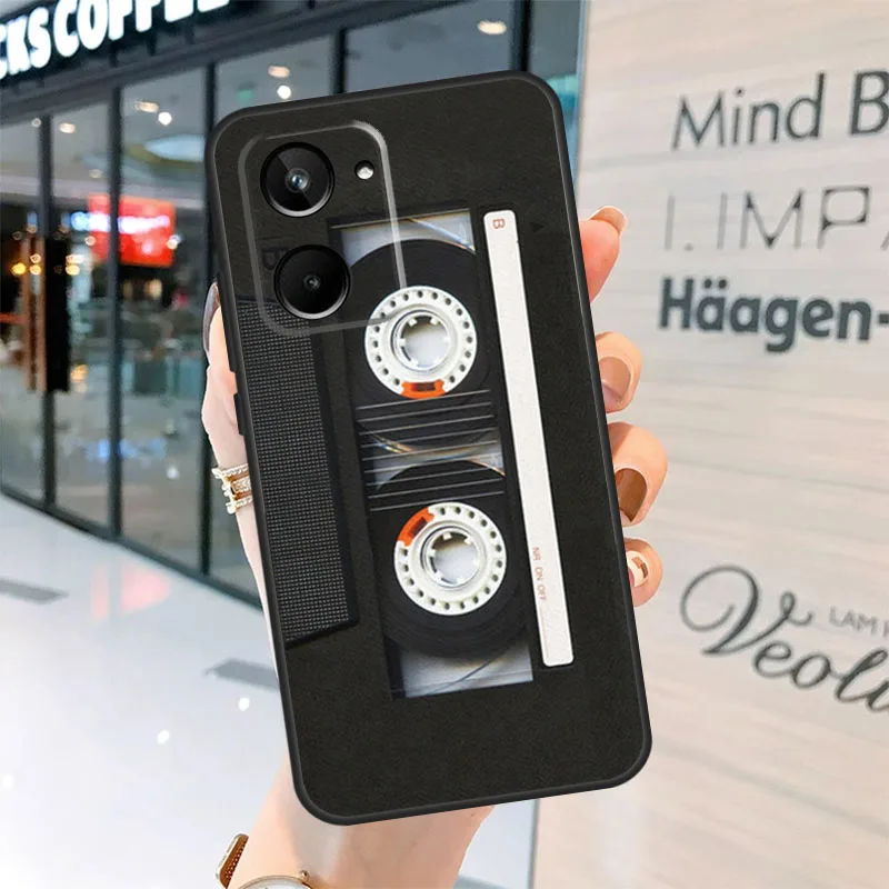 حافظة بتصميم شريط كاسيت فني لهاتف Realme 15 Pro 14 13 11 12 Pro Plus GT7 GT6 C55 C51 C53 C35 C33 C61 C65 C67 C71 C75 #2