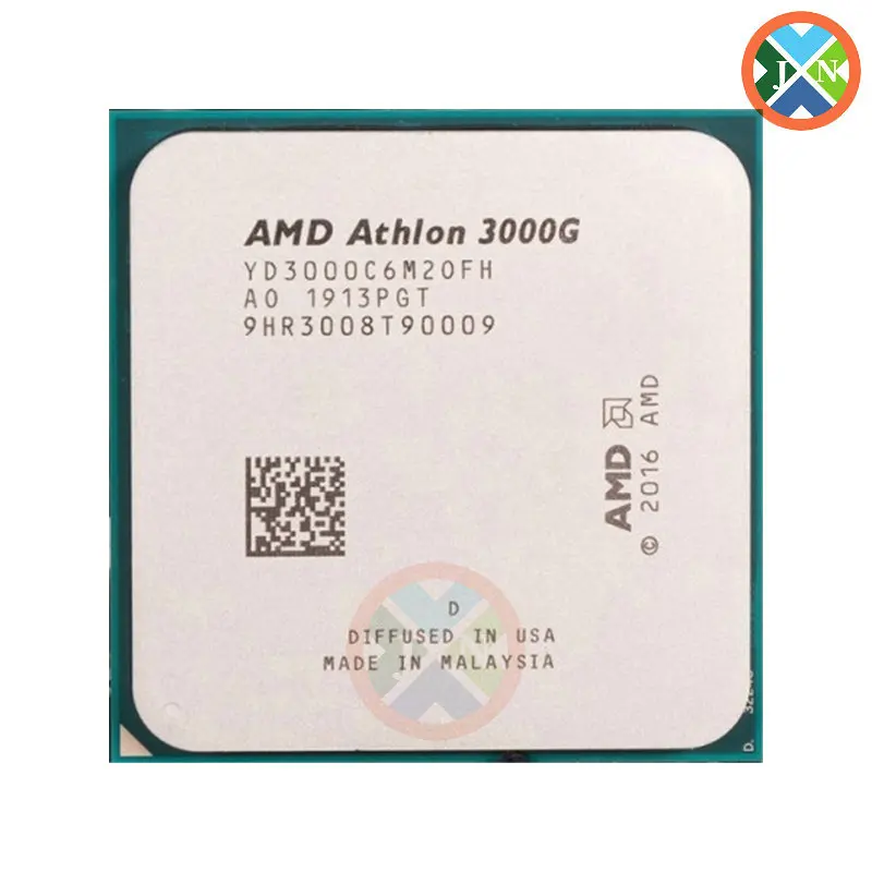 Процессор AMD Athlon 3000G X2 3000G 3,5 ГГц двухъядерный четырехпоточный процессор YD3000C6M2OFH разъем AM4