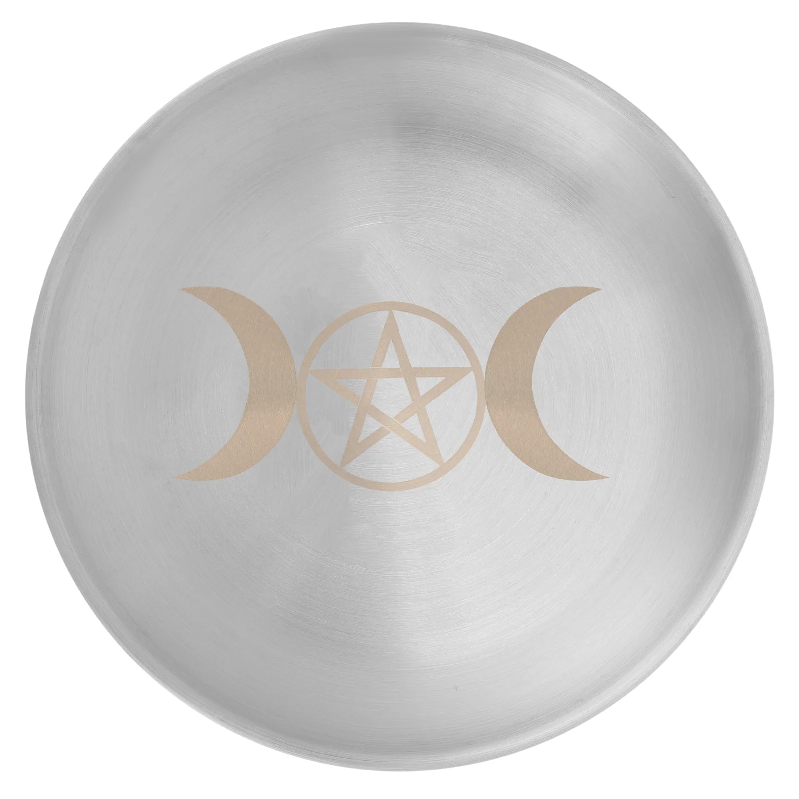 

Pentacle Gold Plate Pentagram Accessories Stylish Display Tray for Family Sacrifices Religious Ceremonies Altar Decor Pentagram