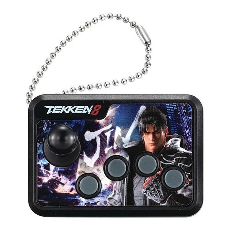 Hot Sale Bandai Tekken8 Mini Press-To-Sound Handle Toy Action Figure Peripherals Anime Cosplay Accessories Collectible Figures