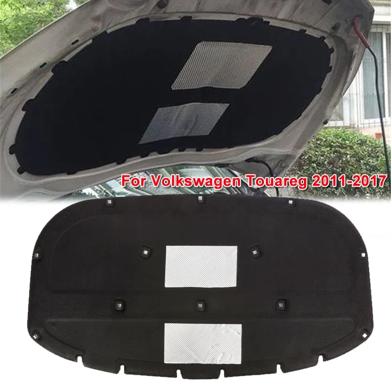 

1pc Car Front Engine Hood Heat and Sound Insulation Cotton for Volkswagen Touareg 2011-2017