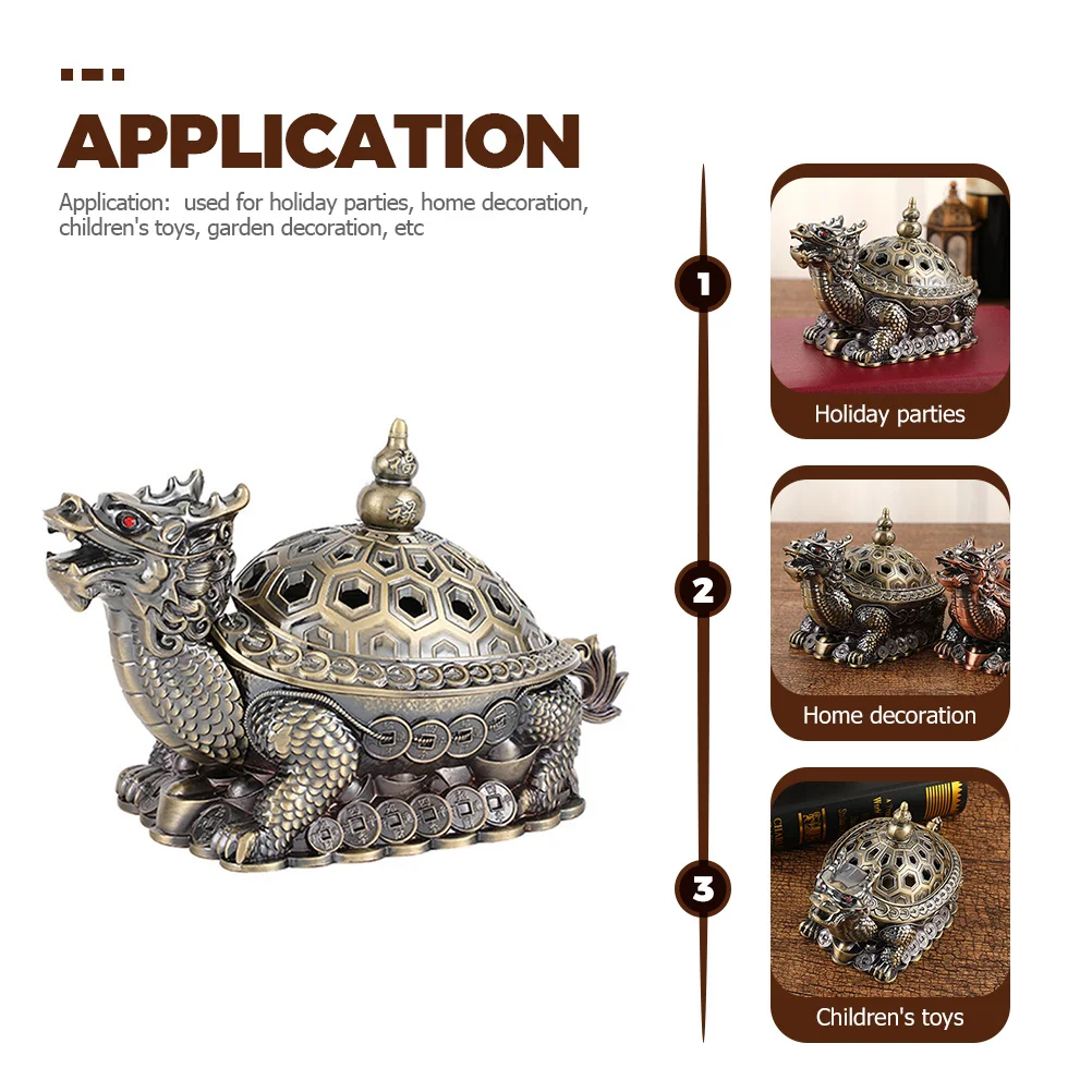 

Zinc Alloy Incense Holder Backflow Censer Decorative Adornment Air Purify Meditation Relax Improve Sleep Home Gift