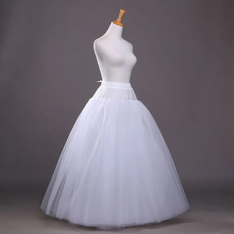 Jupon de Mariage Blanc pour Patients, Sous-Jupe Crinoline, Jupe de Bal pour Cosplay, Robe de Bal pour Femme, en Stock, Expédition Rapide