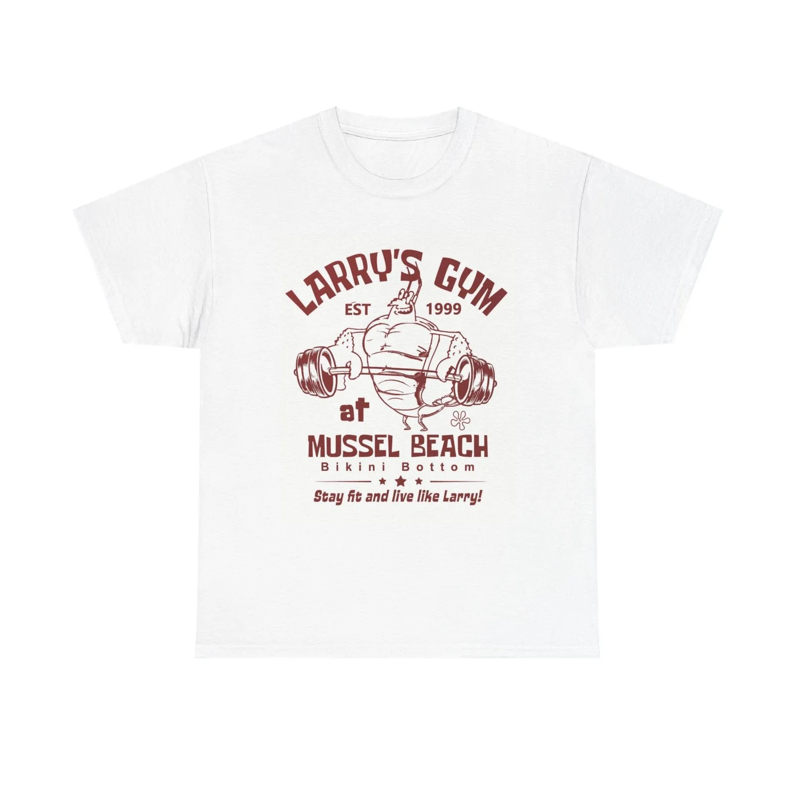 Larry's Gym Bikini Bottom Graphic T Shirt Brand New Cotton Tee