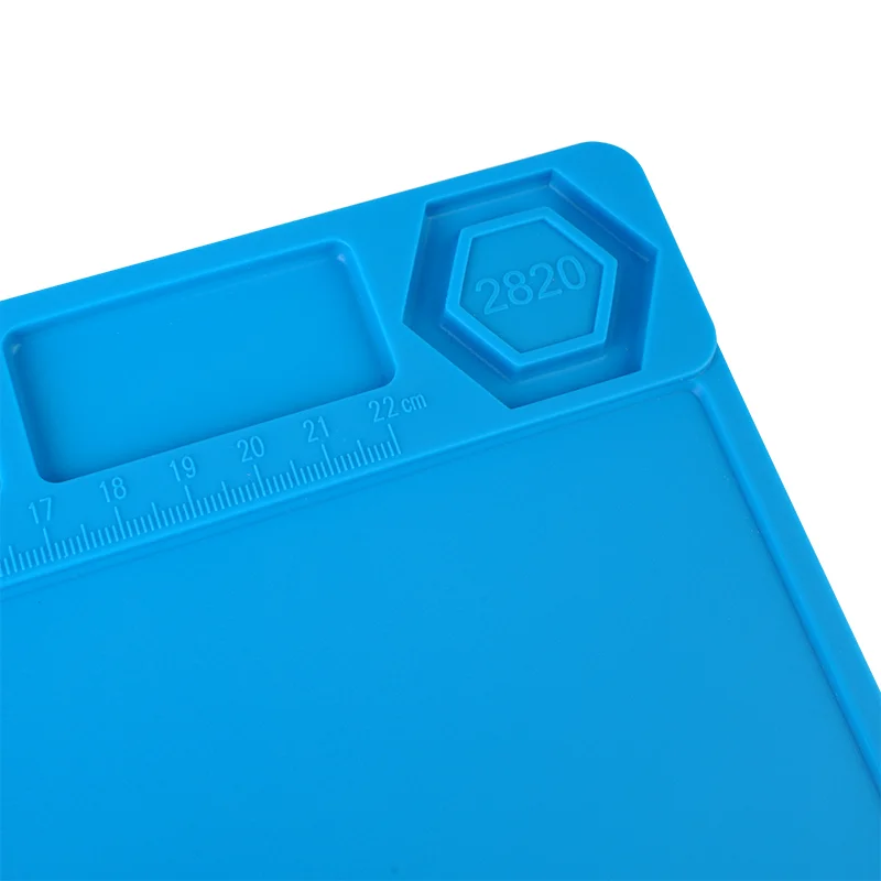 Imagem -05 - Soldering Mat Work Station Kit Silicone Repair Pad Esd Antiestático Resistente ao Calor Isolamento Manutenção Plataforma