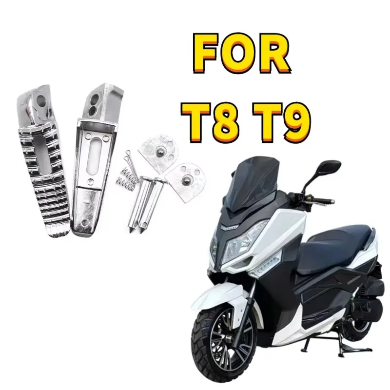 Motorcycle Passenger Fold Foot Peg Extensions Extended Footrest Footpegs Rest Pedal For Wottan Storm 125 Majiester T8 T9