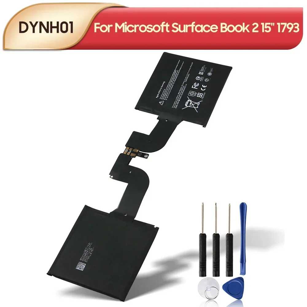 New Replacement Battery DYNH01 For Microsoft Surface Book 2 15 inches 1793 3070mAh with Tools