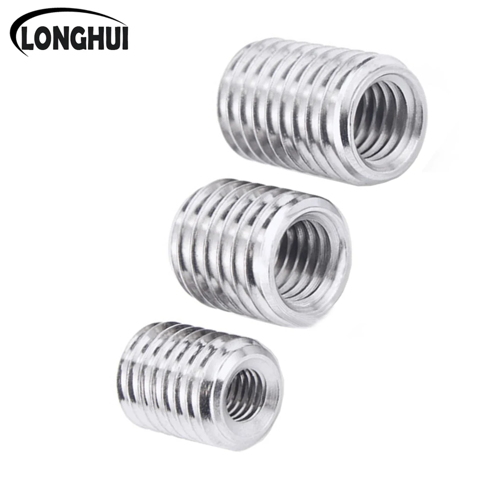 6pieces Outer M10 to Inner M6 M8 M12 M14 M4 Internal And External Thread Nut Thread Conversion Socket Reducing Screw