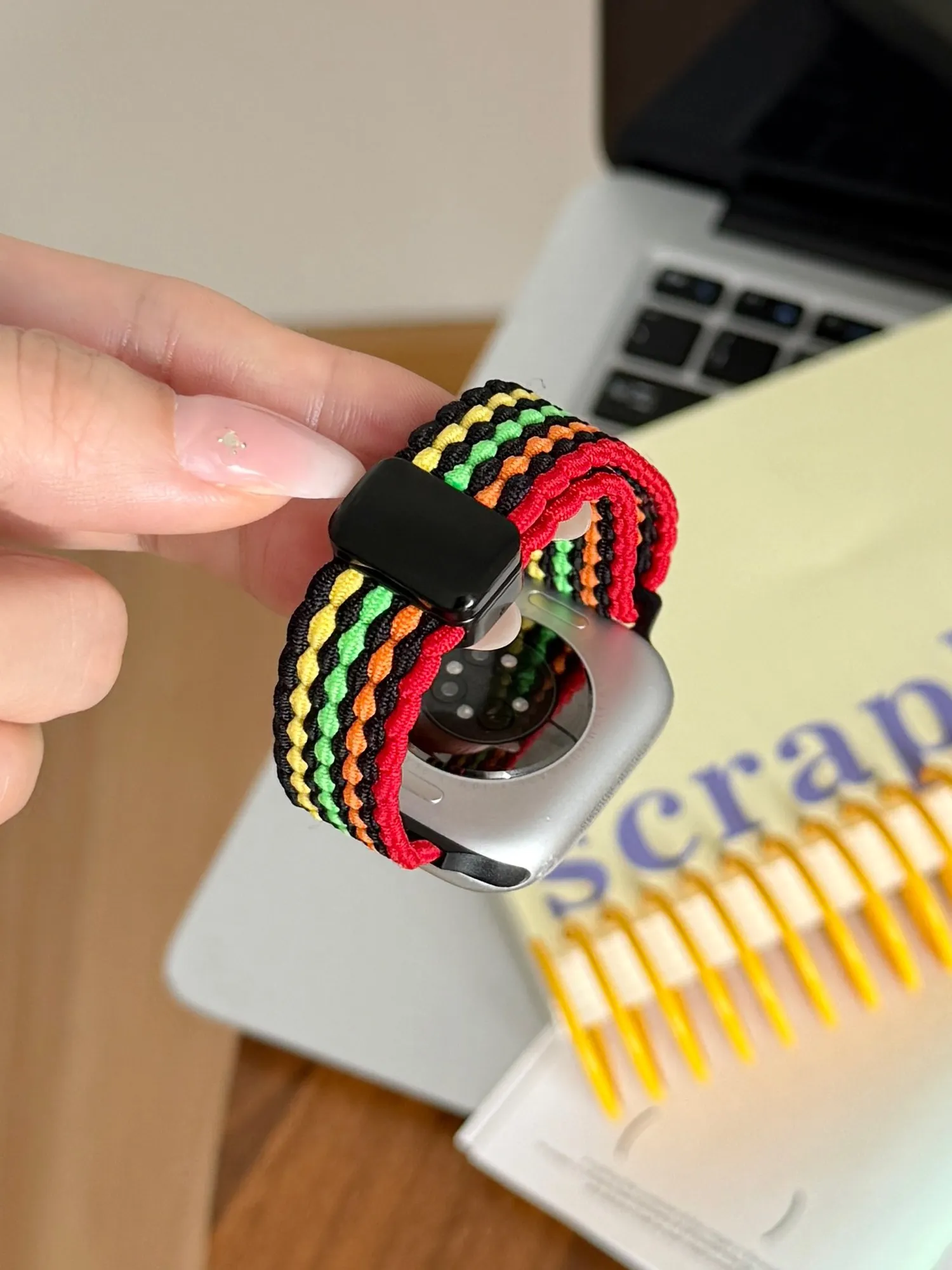 Advanced nylon strap For Apple Watch band women Strap Series 11/10/9/8/7/6/5/4 38mm 40mm 41mm 42mm 44mm 45mm 46mm