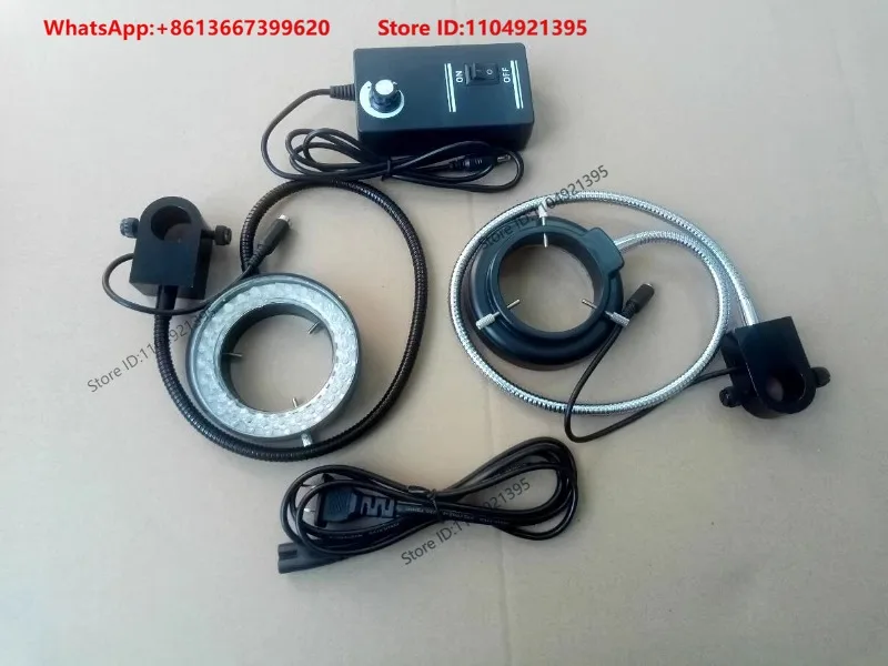 Universal bendable LED adjustable light source microscope industrial visual angle arbitrary adjustment ring light.1PCS