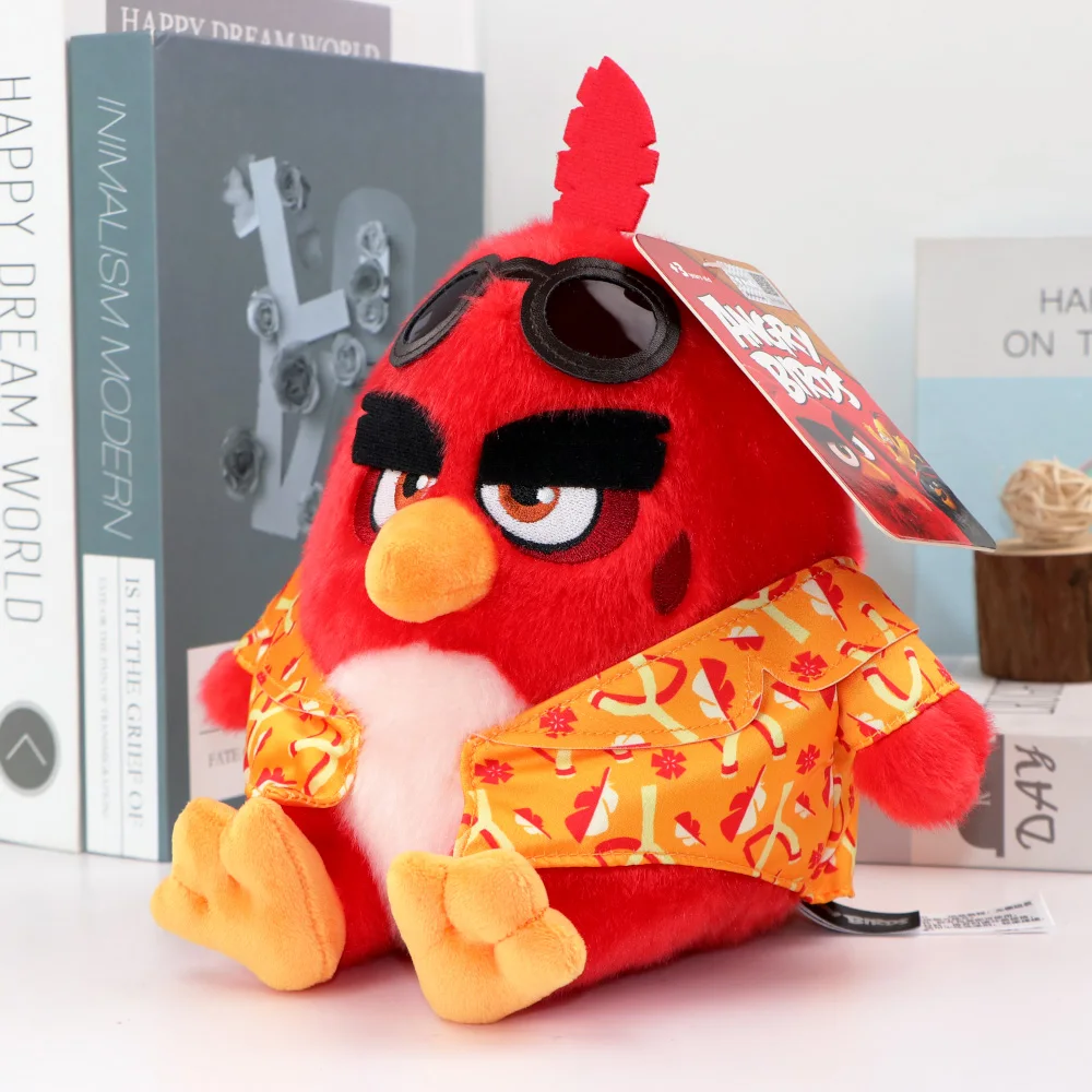 Angry Birds Plush Toys Cute Birds Pig Soft 19-35CM Big Size Fluffy Peluches Doll Collectible Great Souvenir Birthday Gift - view 3