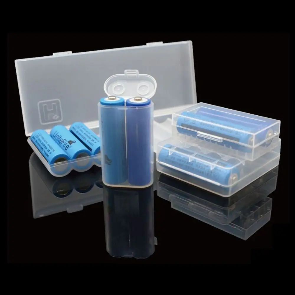 Durable Clear Battery Storage Case Multi-slot Waterproof Battery Box Hard Plastic Battery Protection Boxes