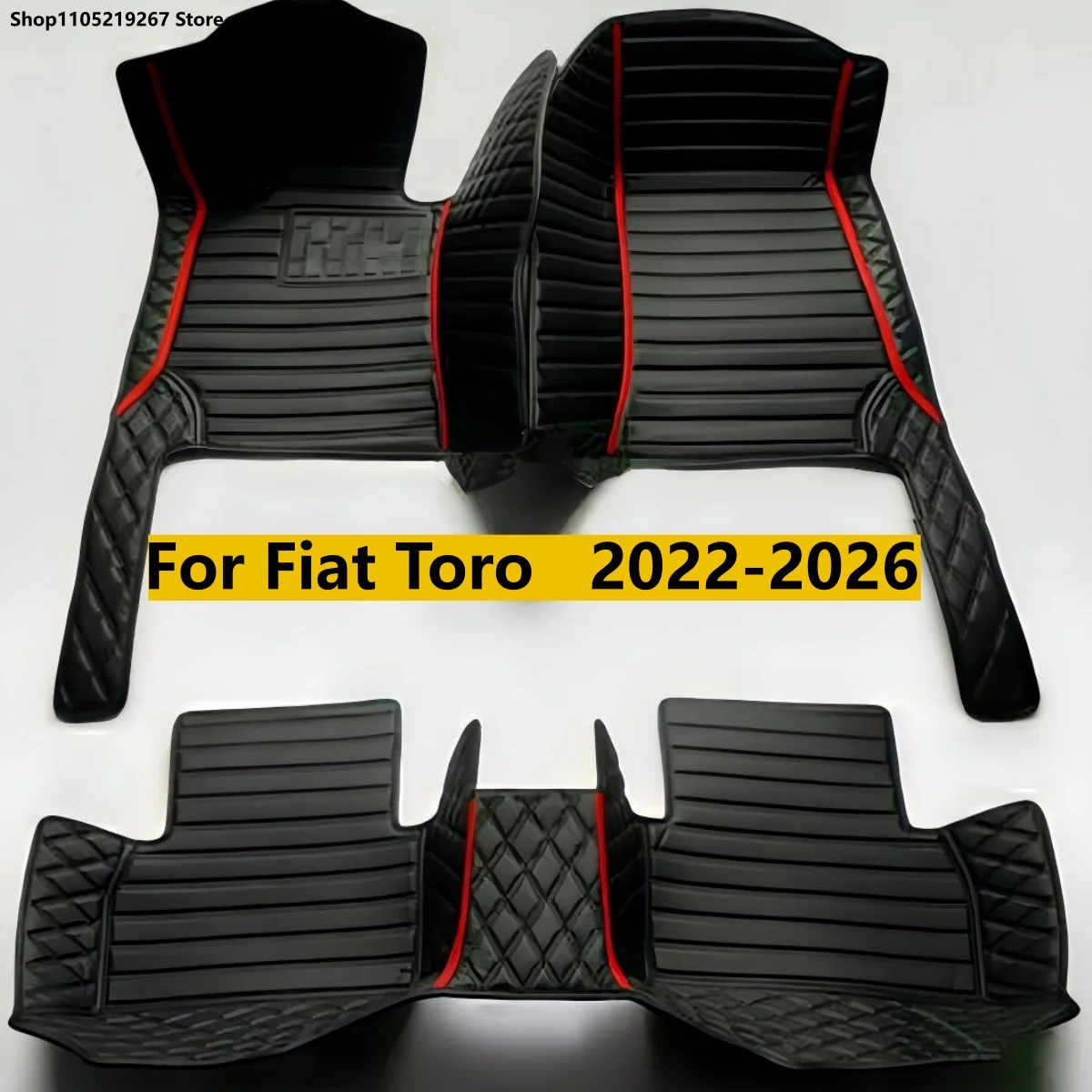 

Car Foot Pads Automotive Liners For Fiat Toro 2022 2023 2024 2025 2026 Waterproof Full Set Floor Mats For Cars Accessories