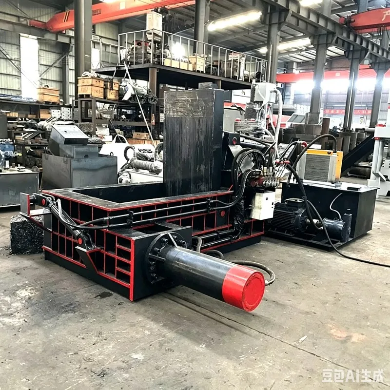 Customized Mobile Small Hydraulic Baler Machine For Aluminum Foil Paint Buckles Waste Plastic Scrap Compression Baling