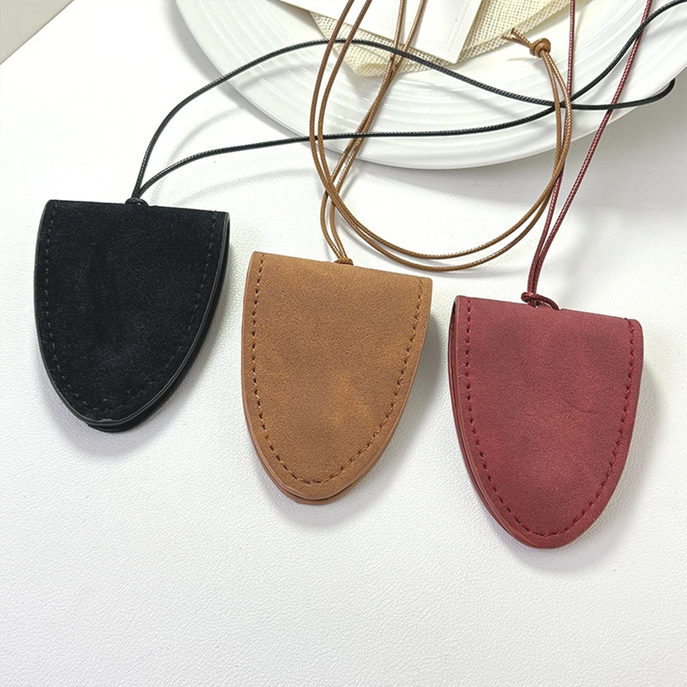 Correa de almacenamiento para gafas de sol, imán fuerte magnético para colgar en el cuello, antideslizante, almacenamiento de gafas, cordón de cuero de gamuza antipérdida