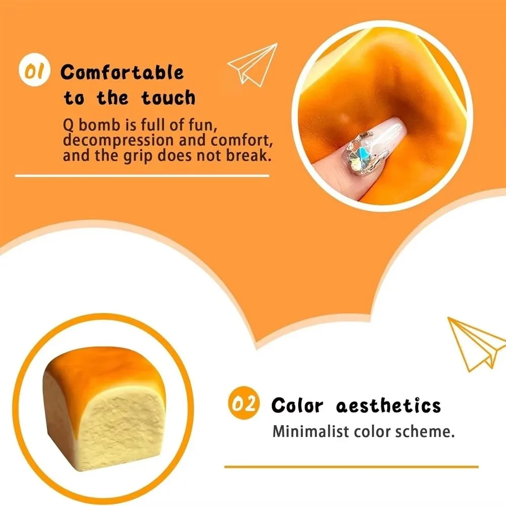 Regalos suave pan hawaiano juguete para apretar Squishy alivio del estrés pellizco Le calmante Squishes Fidget juguete de rebote lento decoración del hogar