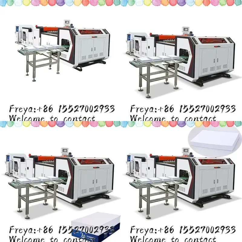 High Precision Automatic A4 Paper Cutting Machine | Roll to Sheet Paper Sheeter for Office Copy Paper Production Line