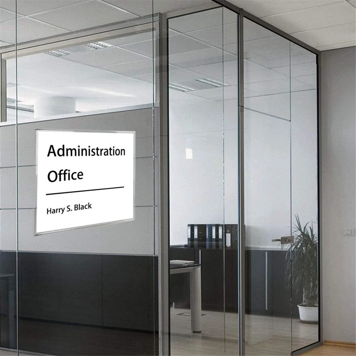 A66I2 4 × 6 بوصة حامل علامة أكريليك مثبت على الحائط، إطار حائط شفاف مع شريط لاصق مزدوج الجوانب للمكتب والمنزل 10 عبوات #3