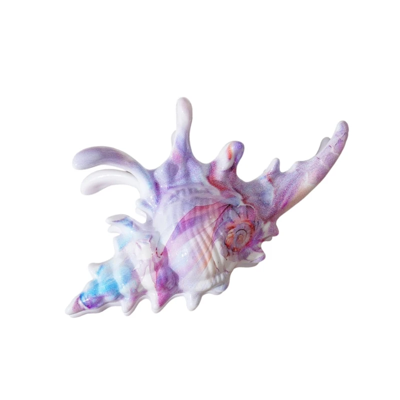 

Elegant Conch Shaped Hair Claw Clip Acrylic Hairpin for Women Secure Grip Hair Accessory Multiple Color