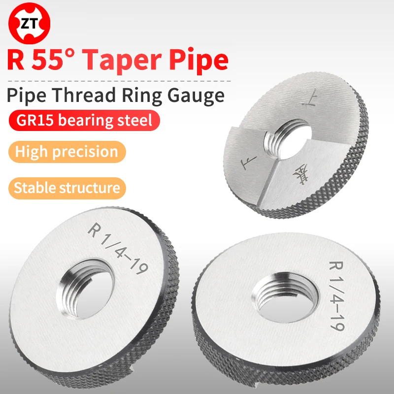 

1PCS Taper Pipe Thread Plug/Ring Gauge Measure R1/16-27 1/8 1/4 3/8 1/2 3/4 1''-- 1''1/4 1''1/2 2''-- 2''1/2 3''-- 3''1/2 4''--
