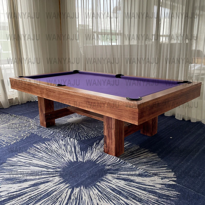 2025 High Quality Billiards Designs Slate Bed Pool Billiard Table for Sale Factory Custom Modern 8ft 9ft Rustic Billiard Table