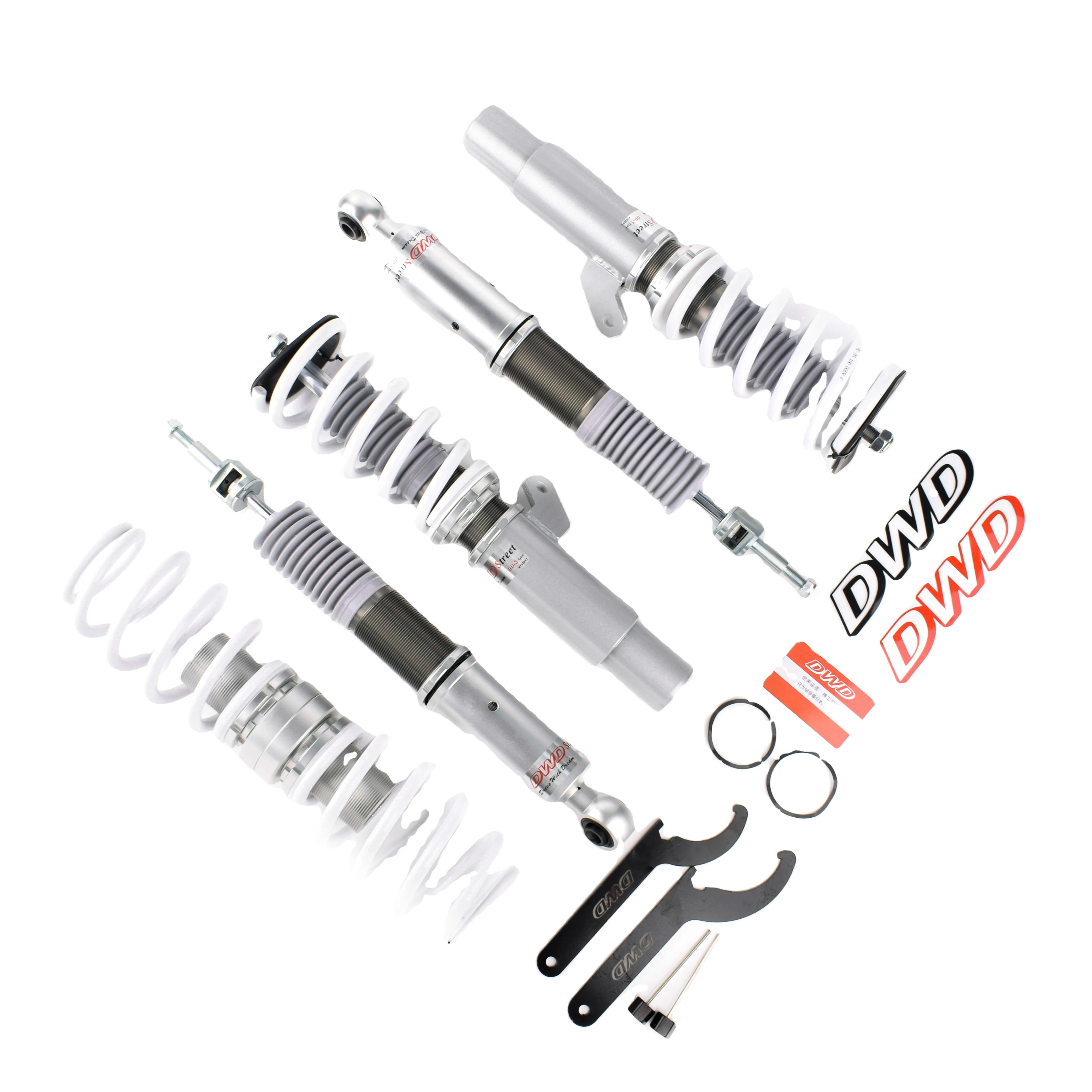 Skoda Octavia 2nd Gen FWD 1.6L/2.0L MK2/1Z 2004-2013 Adjustable Mono-tube Coilover Performance Shock Absorber SKD001