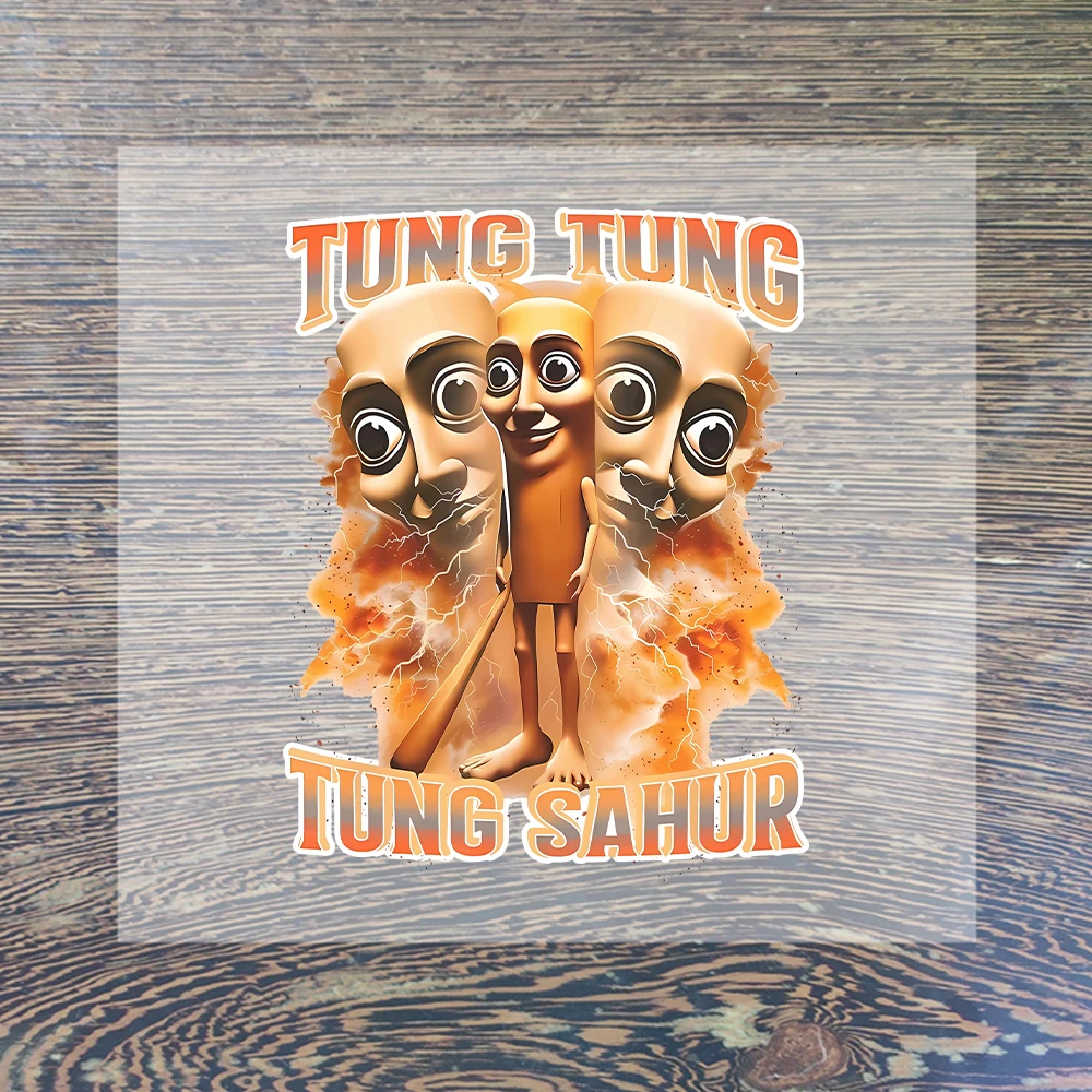 Italiaanse hersenen dieren cartoon opstrijkbare patches voor kleding DIY T-shirt warmteoverdracht stickers kinderkleding aangepaste sticker