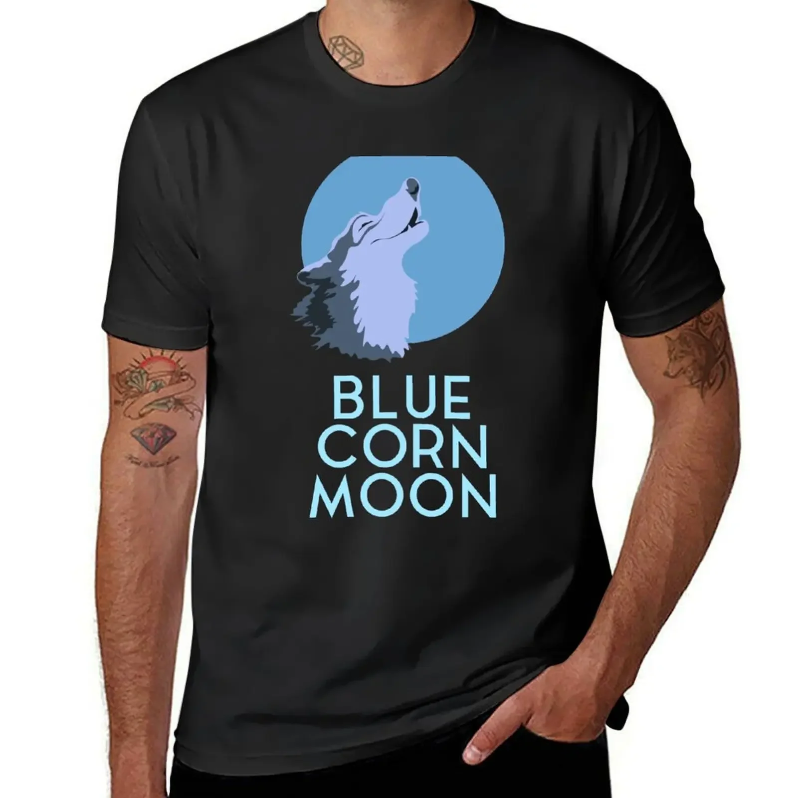 Wreck Internet Princess Blue Corn Moon T-Shirt quick drying plus size tops shirts graphic kawaii clothes oversized t shirt men