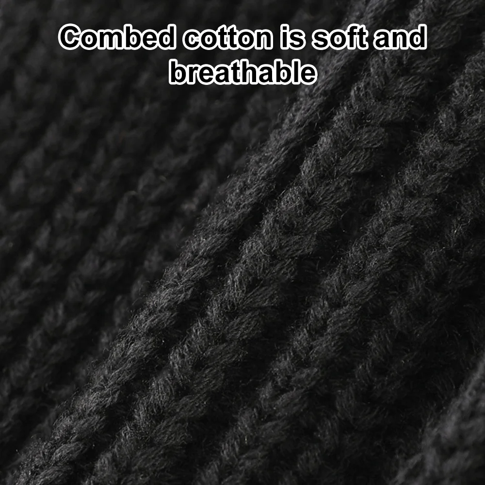 Knit Beanies for Men Women Solid Knitted Cap Elastic Hip Hop Hat Unisex Girls Female Toque Solid Warmer Bonnet Ladies Skullcap