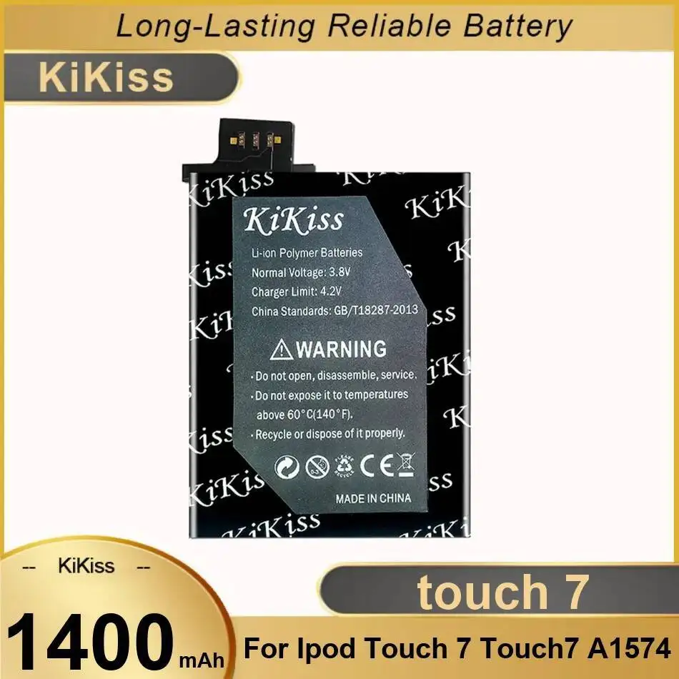 

Высокопроизводительный портативный медиаплеер емкостью 1400 мАч для Apple Ipod Touch 7 Touch7 A1574, долговечный