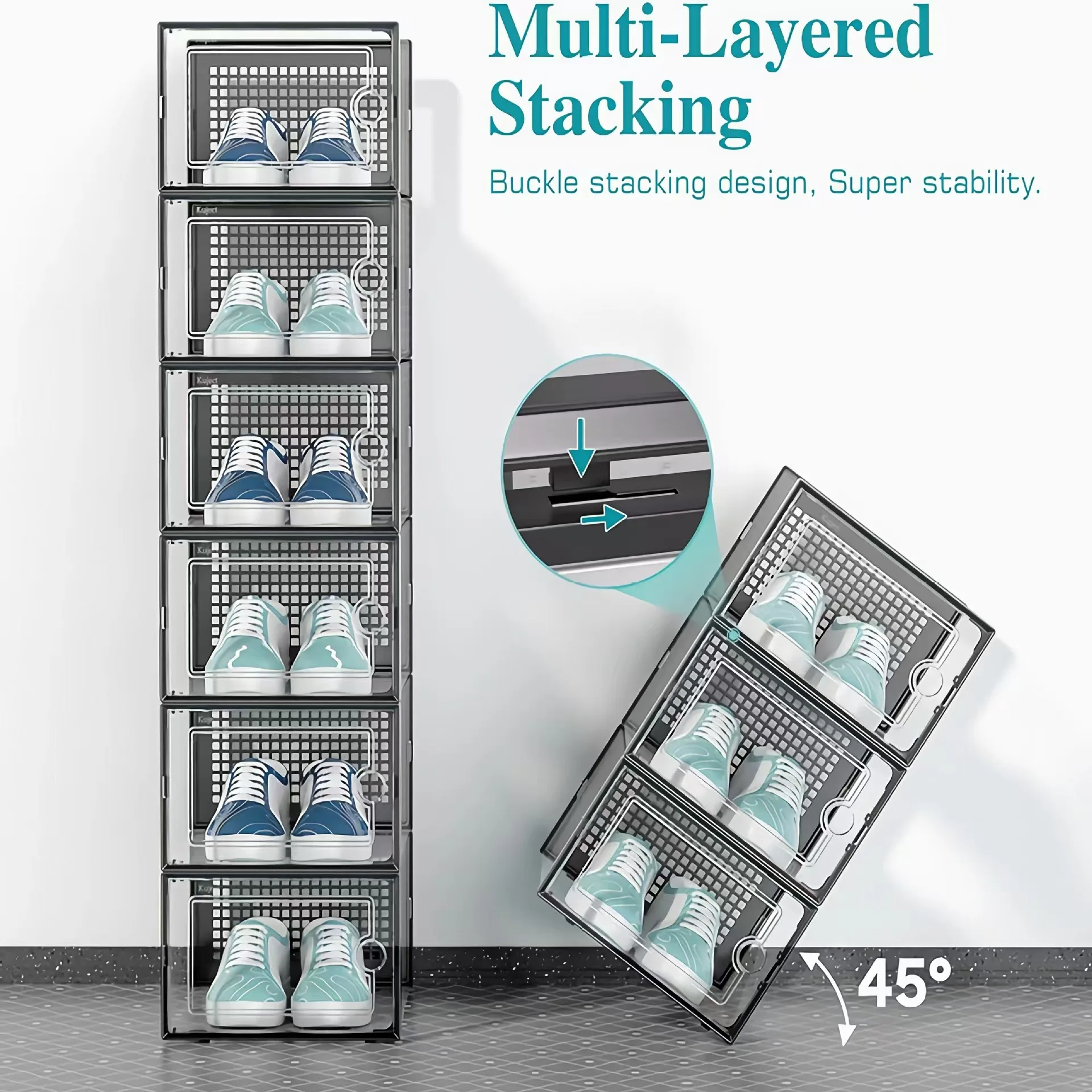 Thickened Plastic Transparent  - огляд і ціна Men Shoes Rack