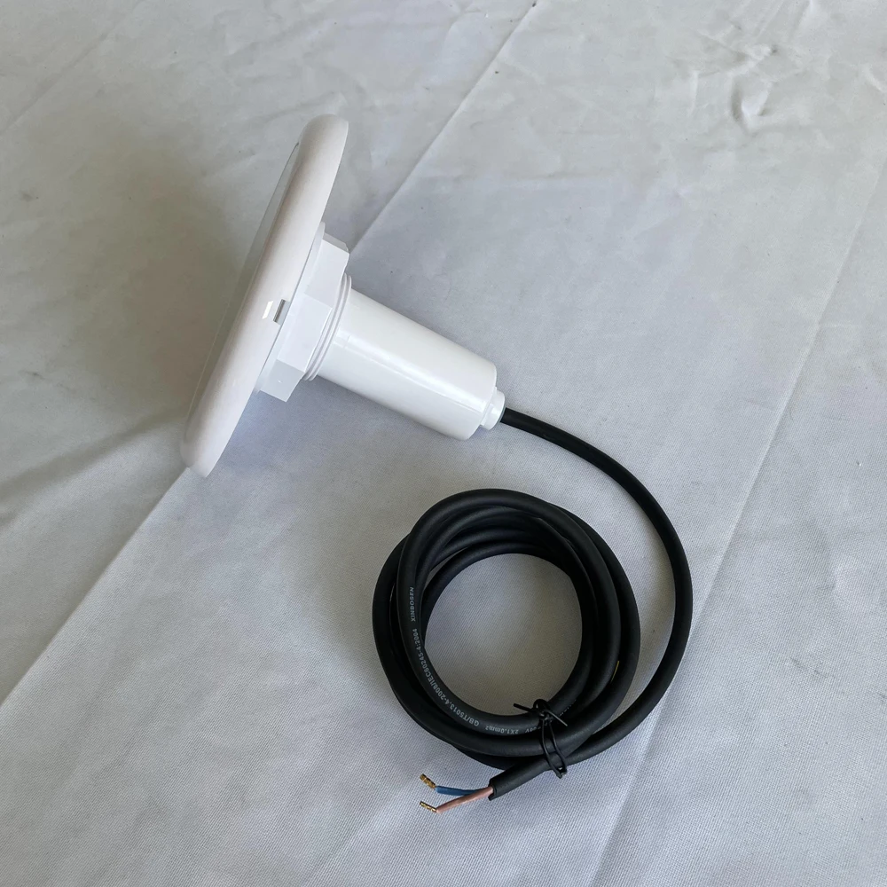 

1.5‘ Vinyl Liner Pool LED Spot Light 25W AC12V Multiple RGB Synchronous Switch on/off Cold White