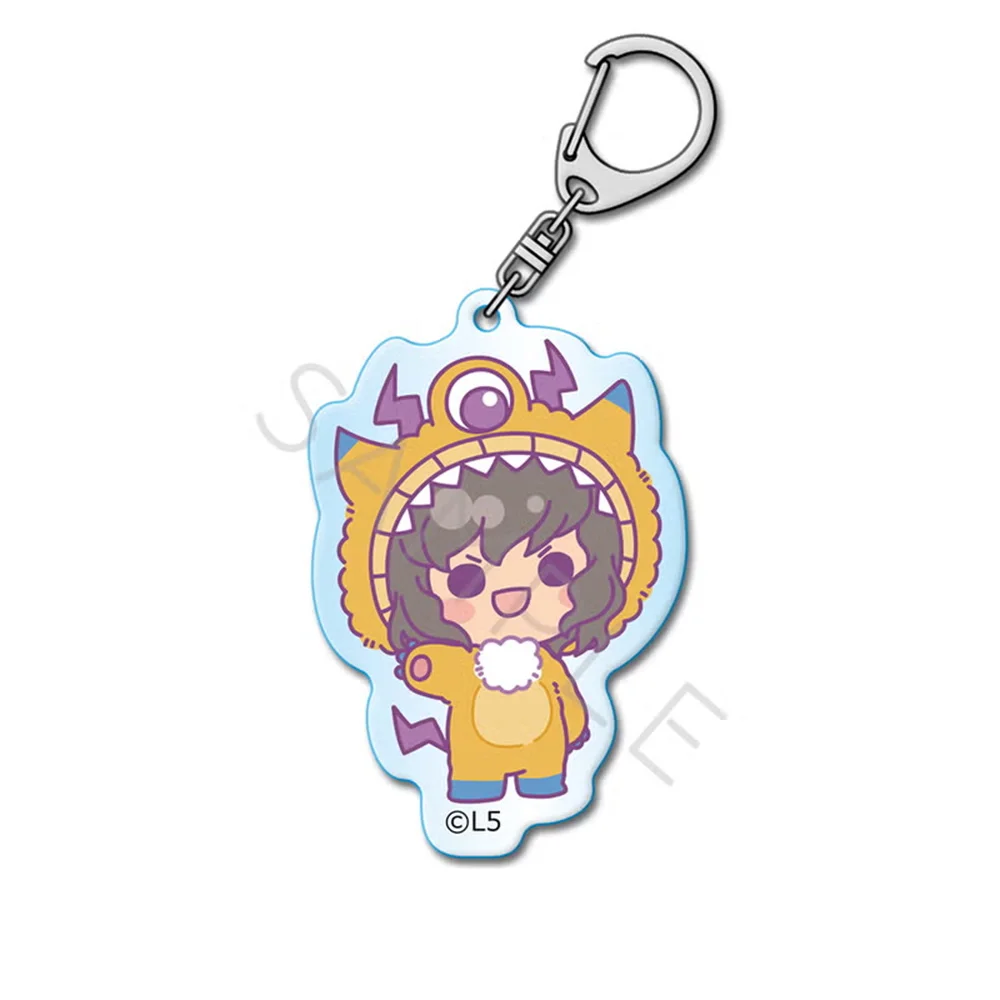 Anime Inazuma Eleven 6cm Model Keychain  Meguru Chigiri Hyoma Birthday Tabletop Decoration Christmas Gift
