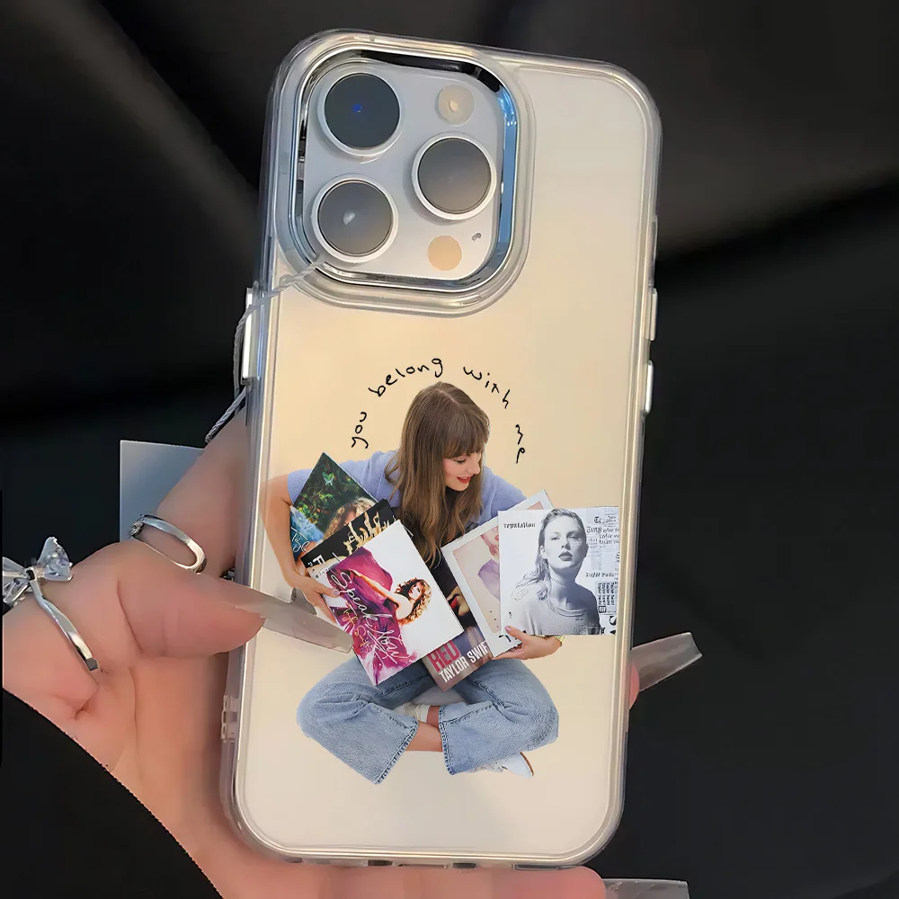 S-Swift Singer T-Taylor Phone Case For iPhone 17 16e 16 15 14 13 12 11 mini Pro Max X XR XSMAX 8 7 Air Plus Transparent Cover view 3