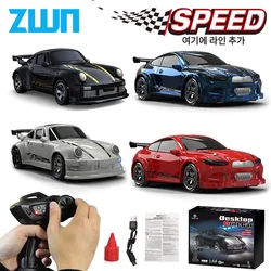 KF20 1/64 High Speed Drift RC Car 2.4G 4WD Remote Control Desktop Mini GTR Racing Model Cars for Boys Kids Toy Gift