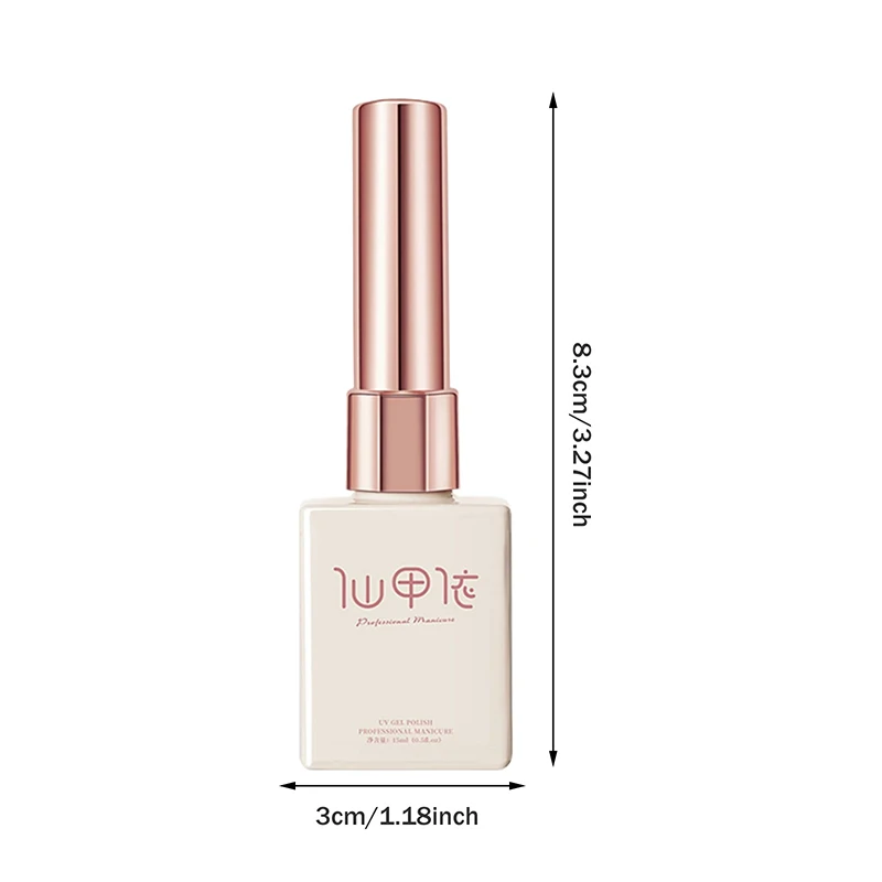 1 個 15 ミリリットルドーパミンジェルネイルポリッシュマカロンキャンディーアイス透明ネイルサロンネイルアートジェルネイル供給