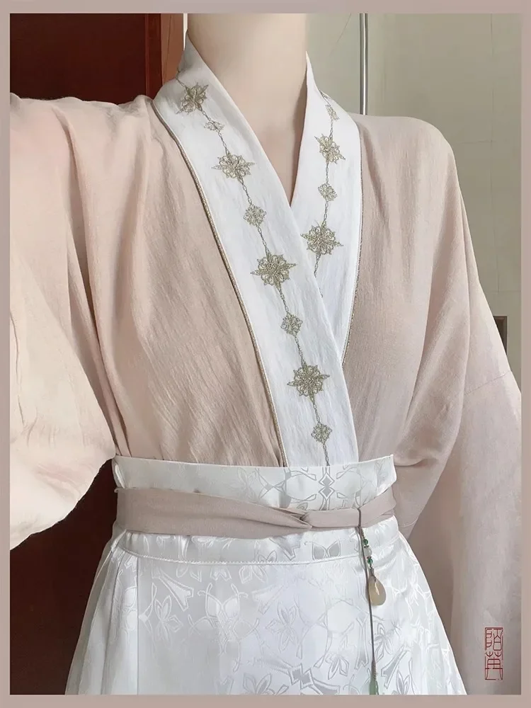 Improved Adult Ming Dynasty Costume New Chinese Style Hanfu Spring Summer New High-End Horse Face Skirt Women's Skirt Costume