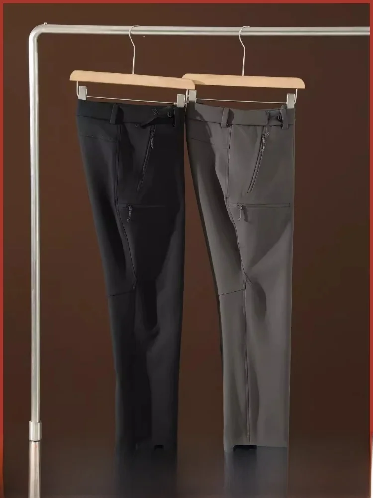 

Уличные мужские мягкие повседневные брюки на подкладке Fce, ветрозащитная водонепроницаемая футболка, размерный пошив, осень-зима Faion Cit...