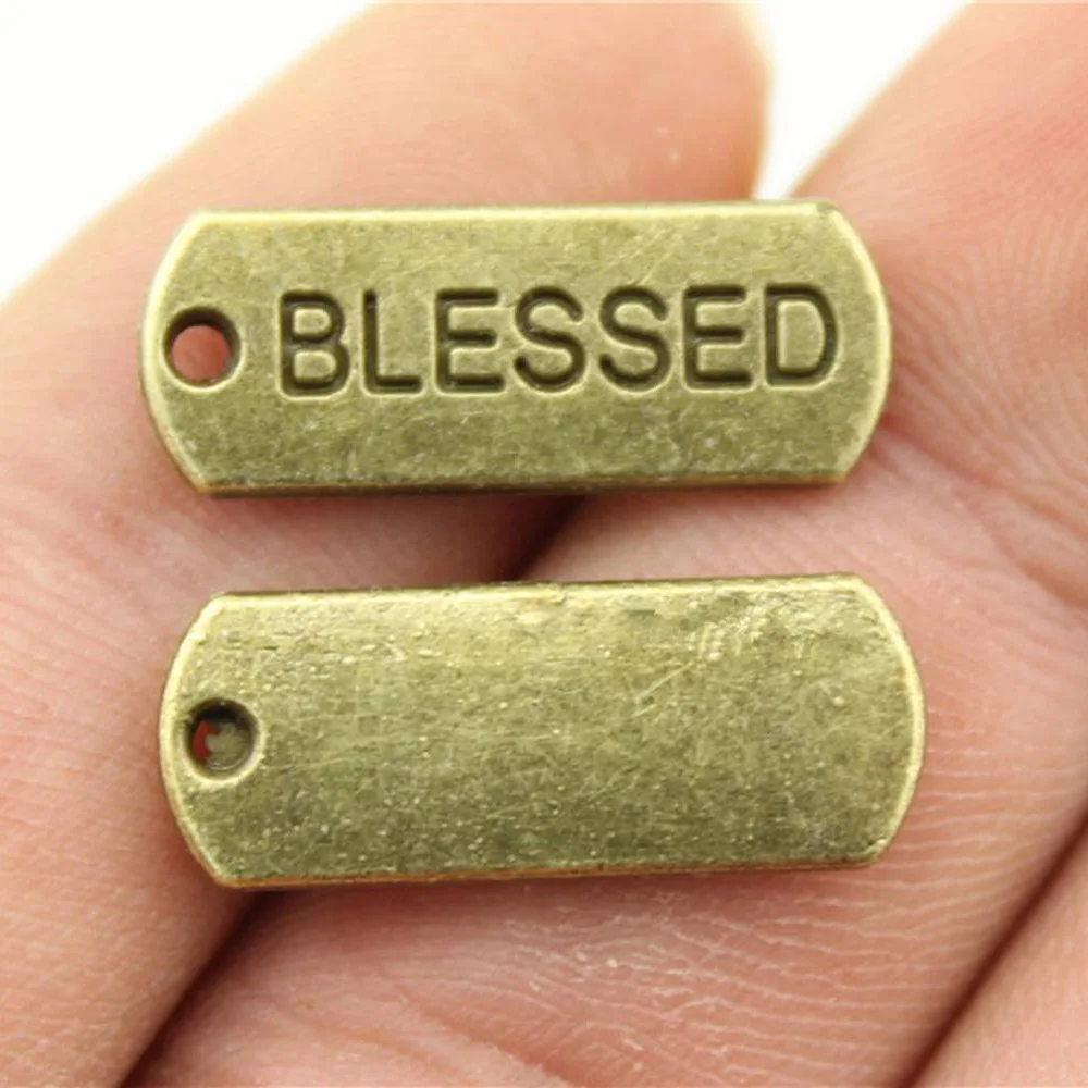 10 шт. 21x8 мм, 2 цвета: античное серебро и античная бронза, благословенные талисманы, аксессуары для изготовления украшений ручной работы