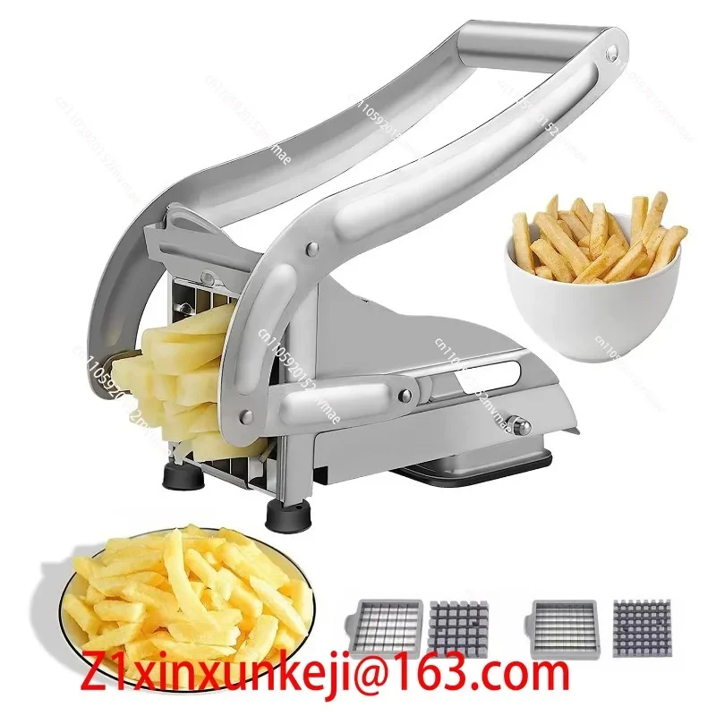 Potato Cutter Household Stainless Steel Hand Press Machine Cucumber Fries Cutter