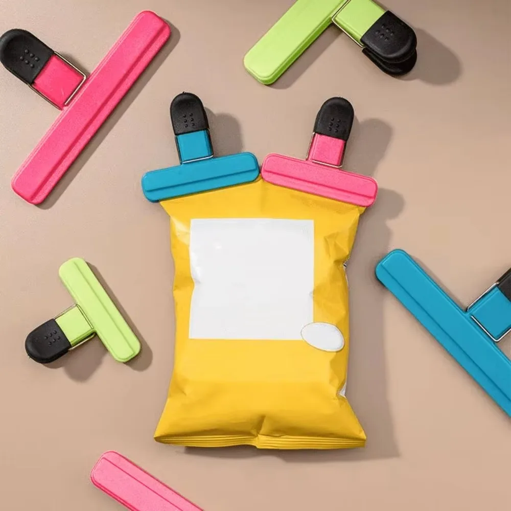 

Пластиковые зажимы для запечатывания пищевых продуктов, прочная уплотнительная упаковка для закусок, Т-образные зажимы для пакетов, прочные пакеты для кофе, хлеба, влагостойкие зажимы