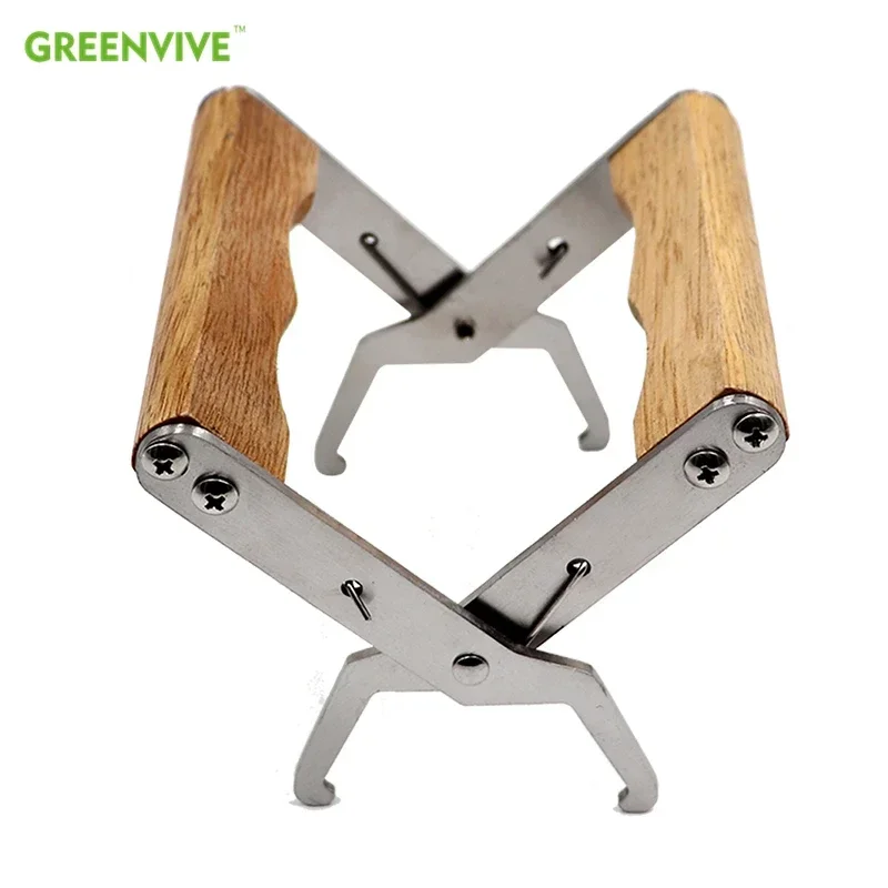 

Bee Hive Frame Holder Stainless Steel Capture Frame Grip Beehive Clip Clamp Grasp Beekeeping Accessories Increase Honey Bee Tool