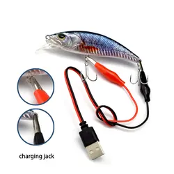 Electronic Mechanical Minnow Ration Fishing Lure Sinking Style Hard Bait Freshwater and seawater Fishing Accessories 10cm/19g
