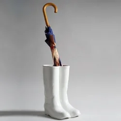 Light Luxury Rain Boots Umbrella Stand, Creative Umbrella Bucket, Rain Boots Shape Umbrella Organizer for Home and Office