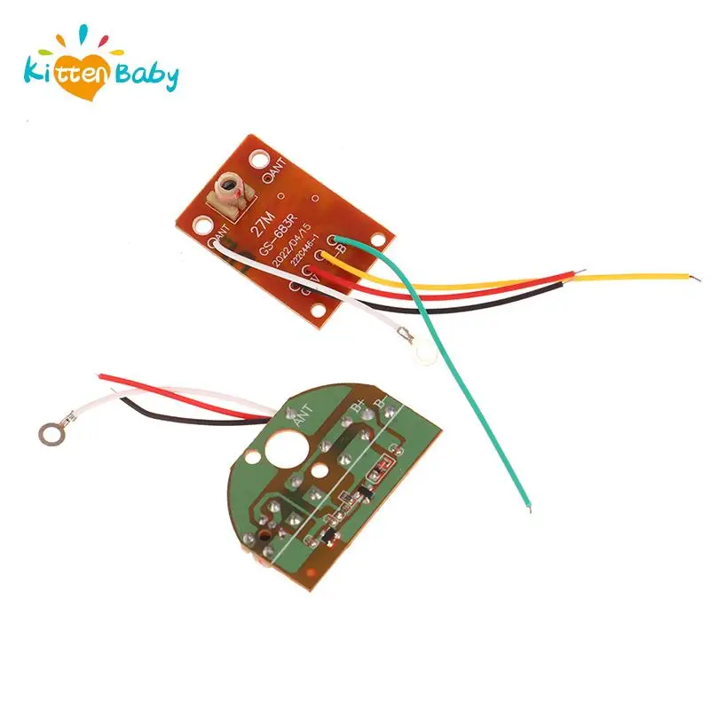 

4.5V-6V 2CH RC Remote Control 27MHz Circuit PCB Transmitter And Receiver Board Radio System For Car Truck Toy