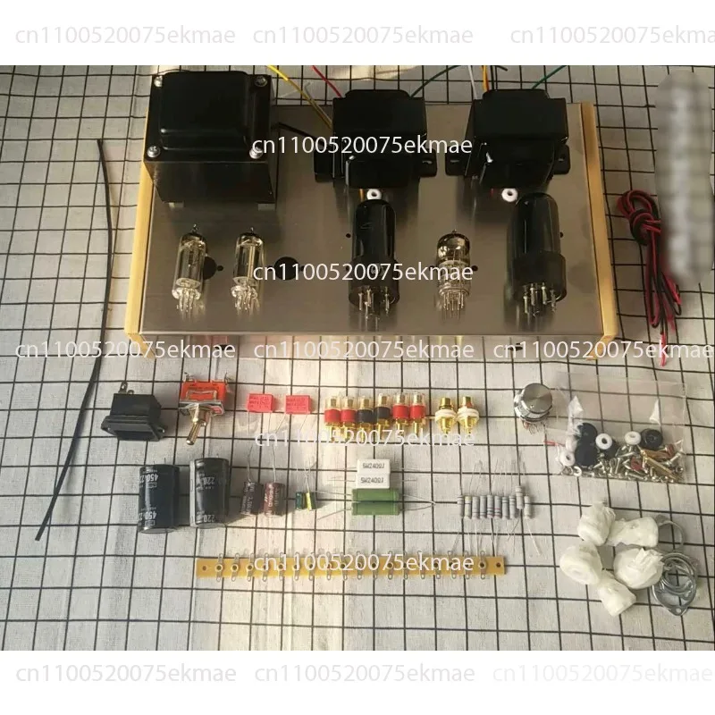 6P6P Vacuum Tube Amplifier Kit Dual 6Z4 Rectifier HiFi Stereo Amp for Audiophiles