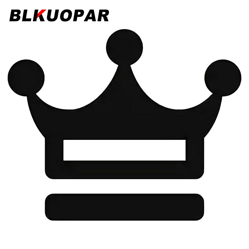 

BLKUOPAR Crown Car Stickers Waterproof Decal Bumper Motorcycle Scratch-Proof Sunscreen Creative Car Assessoires Funny Decoration