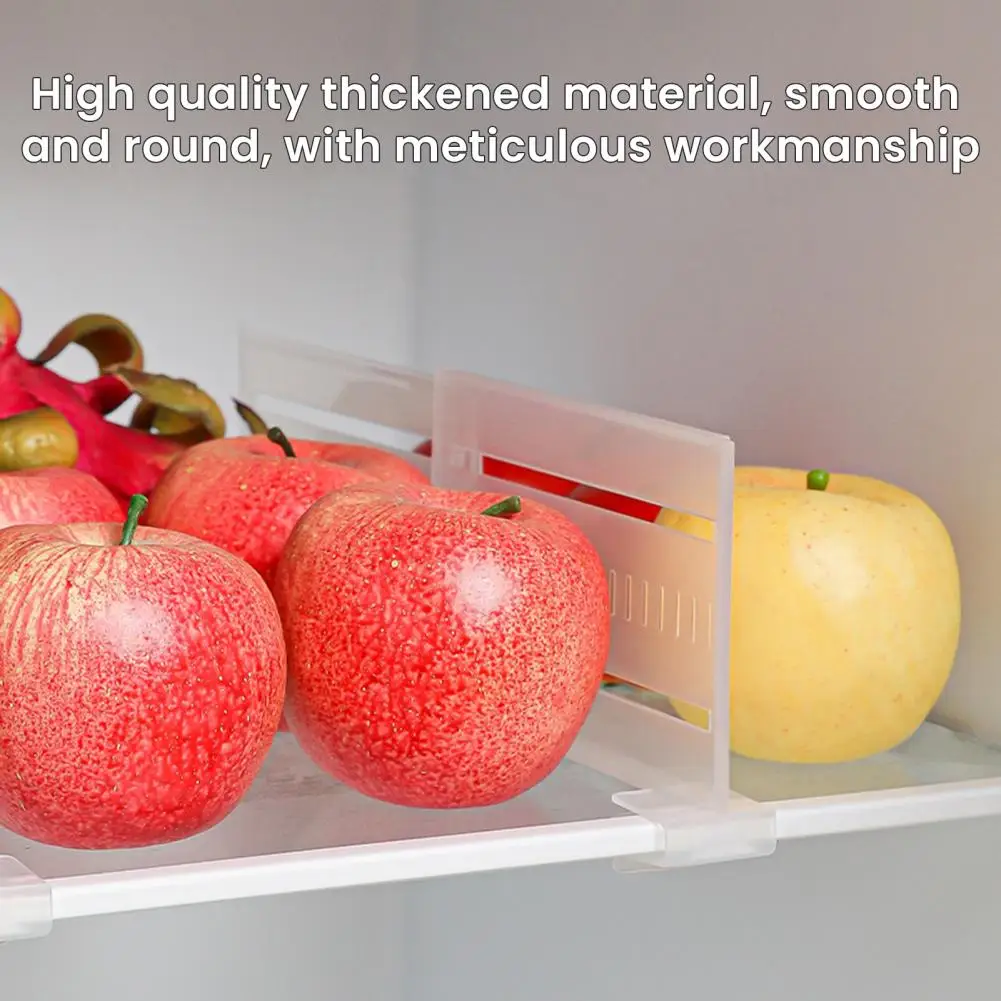 Papan Partisi Kulkas Rak Organizer Kulkas Rak Dapur Dapat Disesuaikan Botol Penyimpanan Organizer Rak Dapur