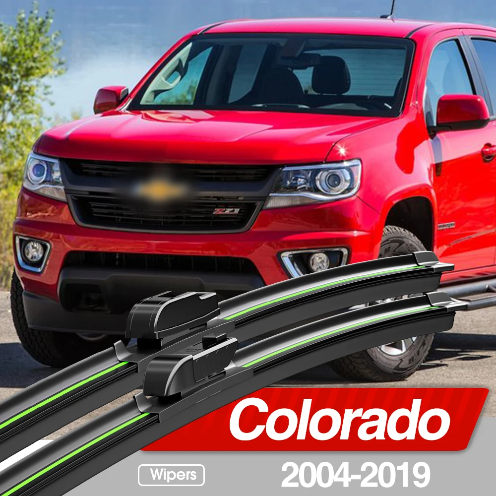 For Chevrolet Colorado 2004-2019 Front Windshield Wiper Blades 2pcs Windscreen Window Accessories 2005 2009 2010 2013 2014 2015