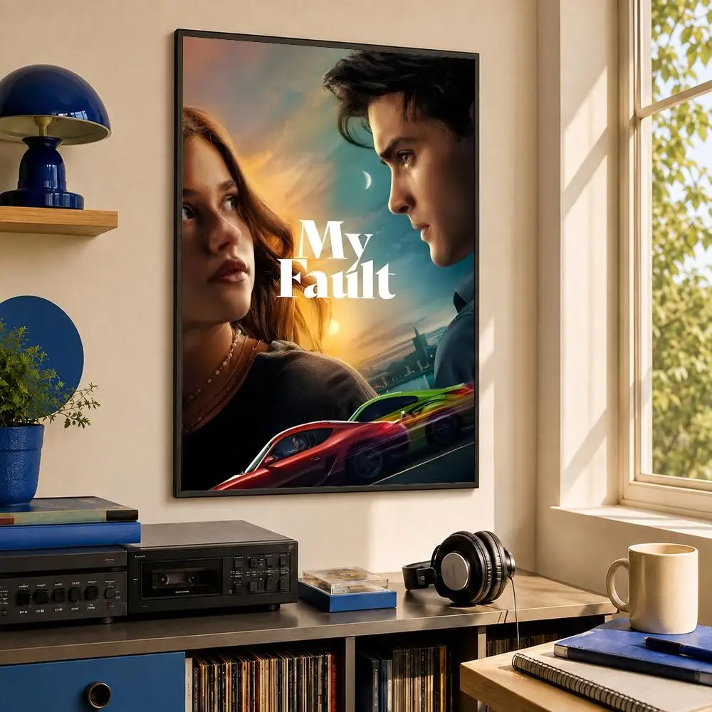 Movie M-My Fault London Young Romance Poster HD PP Wall Decor for Living Room Bedroom Gaming Room Cafe Unique Gift
